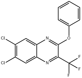 Quinoxaline, 6,7-dichloro-2-phenoxy-3-(trifluoromethyl)- Structural