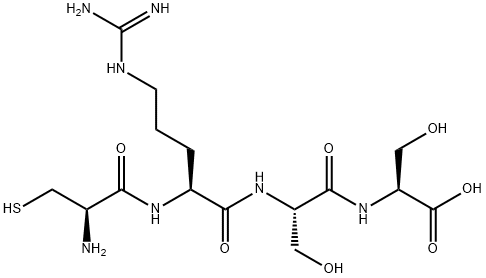 L-Serine, L-cysteinyl-L-arginyl-L-seryl- Structural