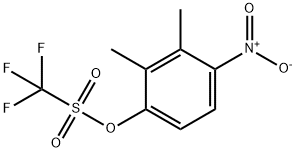 Methanesulfonic acid, 1,1,1-trifluoro-, 2,3-dimethyl-4-nitrophenyl ester Structural