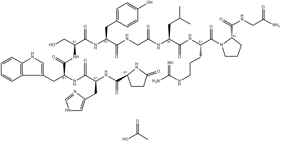 Gonadorelin Monoacetate Structural