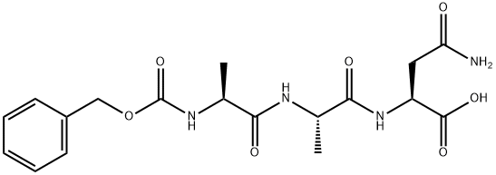 L-Asparagine, N-[(phenylmethoxy)carbonyl]-L-alanyl-L-alanyl- Structural