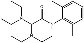 Acetamide, 2,2-bis(diethylamino)-N-(2,6-dimethylphenyl)- Structural