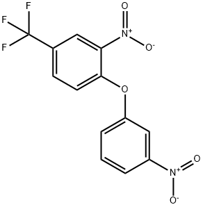 Benzene, 2-nitro-1-(3-nitrophenoxy)-4-(trifluoromethyl)- Structural