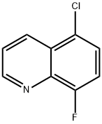 Quinoline, 5-chloro-8-fluoro- Structural