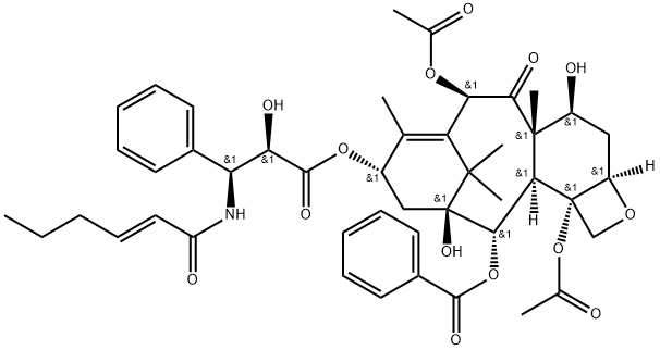 N-Debenzoyl-N-[(3E)-hex-3-enoyl]paclitaxel Structural