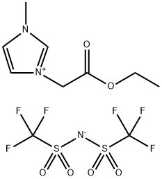 1-Ethyl ester Methyl-3-MethyliMidazoliuM bis(trifluoroMethylsulfonyl)iMide Structural