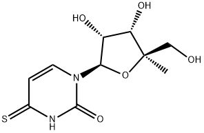 Uridine, 4'-C-methyl-4-thio- (9CI) Structural
