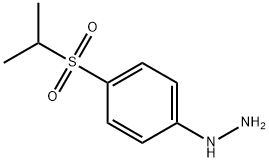 Hydrazine, [4-[(1-methylethyl)sulfonyl]phenyl]- Structural