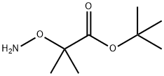 Propanoic acid, 2-(aminooxy)-2-methyl-, 1,1-dimethylethyl ester Structural
