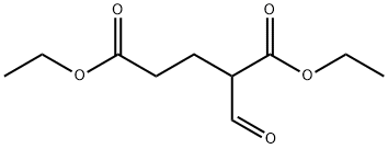 Pentanedioic acid, 2-formyl-, 1,5-diethyl ester Structural
