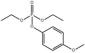 Phosphoric acid, diethyl 4-methoxyphenyl ester Structural
