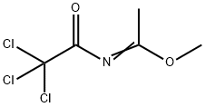 Ethanimidic acid, N-(2,2,2-trichloroacetyl)-, methyl ester Structural