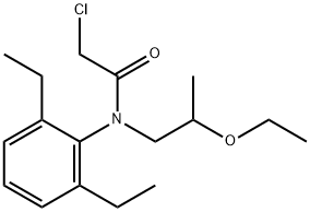 Acetamide, 2-chloro-N-(2,6-diethylphenyl)-N-(2-ethoxypropyl)- Structural