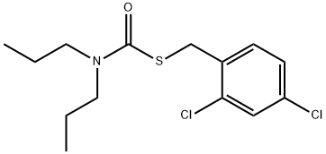 Carbamothioic acid, dipropyl-, S-[(2,4-dichlorophenyl)methyl] ester (9CI) Structural