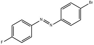 Diazene, (4-bromophenyl)(4-fluorophenyl)-, (E)- (9CI) Structural