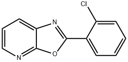 Oxazolo[5,4-b]pyridine, 2-(2-chlorophenyl)- Structural