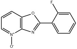 Oxazolo[4,5-b]pyridine, 2-(2-fluorophenyl)-, 4-oxide Structural