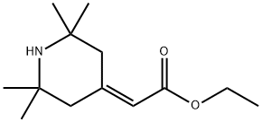 Acetic acid, 2-(2,2,6,6-tetramethyl-4-piperidinylidene)-, ethyl ester Structural