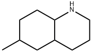 Quinoline, decahydro-6-methyl- Structural