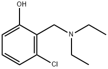 Phenol, 3-chloro-2-[(diethylamino)methyl]- Structural