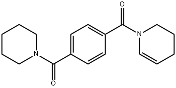 Pyridine, 1,2,3,4-tetrahydro-1-[4-(1-piperidinylcarbonyl)benzoyl]- (9CI) Structural
