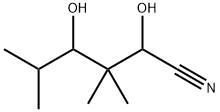 Hexanenitrile, 2,4-dihydroxy-3,3,5-trimethyl- Structural