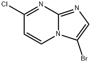 Imidazo[1,2-a]pyrimidine, 3-bromo-7-chloro- Structural