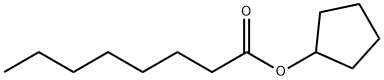 Octanoic acid, cyclopentyl ester Structural