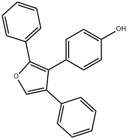 Phenol, 4-(2,4-diphenyl-3-furanyl)- Structural