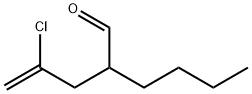 Hexanal, 2-(2-chloro-2-propen-1-yl)- Structural