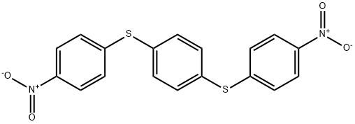 Benzene, 1,4-bis[(4-nitrophenyl)thio]- Structural