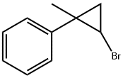 Benzene, (2-bromo-1-methylcyclopropyl)- Structural