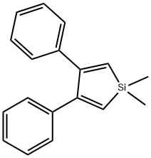 Silacyclopenta-2,4-diene, 1,1-dimethyl-3,4-diphenyl- Structural