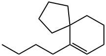 Spiro[4.5]dec-6-ene, 6-butyl- Structural