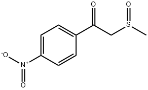 Ethanone, 2-(methylsulfinyl)-1-(4-nitrophenyl)- Structural