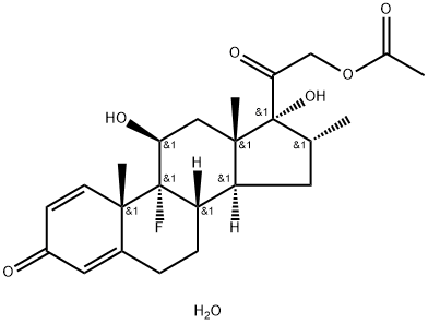 DEXAMETHASONE ACETATE, MONOHYDRATE Structural