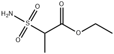 Propanoic acid, 2-(aminosulfonyl)-, ethyl ester Structural