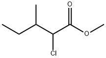 Pentanoic acid, 2-chloro-3-methyl-, methyl ester Structural