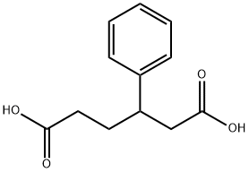 Hexanedioic acid, 3-phenyl- Structural