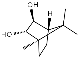 Bicyclo[2.2.1]heptane-2,3-diol, 1,7,7-trimethyl-, (1R,2S,3S,4S)-rel- Structural