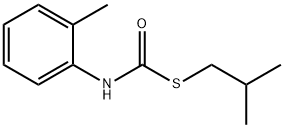 Carbamothioic acid, (2-methylphenyl)-, S-(2-methylpropyl) ester (9CI) Structural