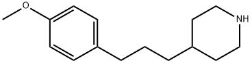 Piperidine, 4-[3-(4-methoxyphenyl)propyl]- Structural