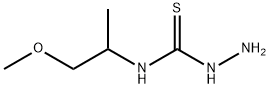 Hydrazinecarbothioamide, N-(2-methoxy-1-methylethyl)- Structural