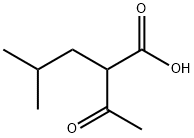 Pentanoic acid, 2-acetyl-4-methyl- Structural