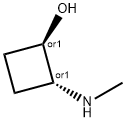 rel-(1R,2R)-2-(Methylamino)cyclobutanol Structural