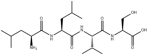 L-Serine, L-leucyl-L-leucyl-L-valyl- Structural