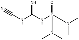 Guanidine, N-[bis(dimethylamino)phosphinyl]-N'-cyano- Structural