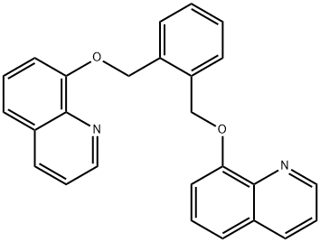 Quinoline, 8,8'-[1,2-phenylenebis(methyleneoxy)]bis- Structural