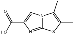 Imidazo[2,1-b]thiazole-6-carboxylic acid, 2,3-dimethyl- Structural