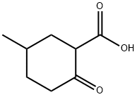 Cyclohexanecarboxylic acid, 5-methyl-2-oxo- Structural